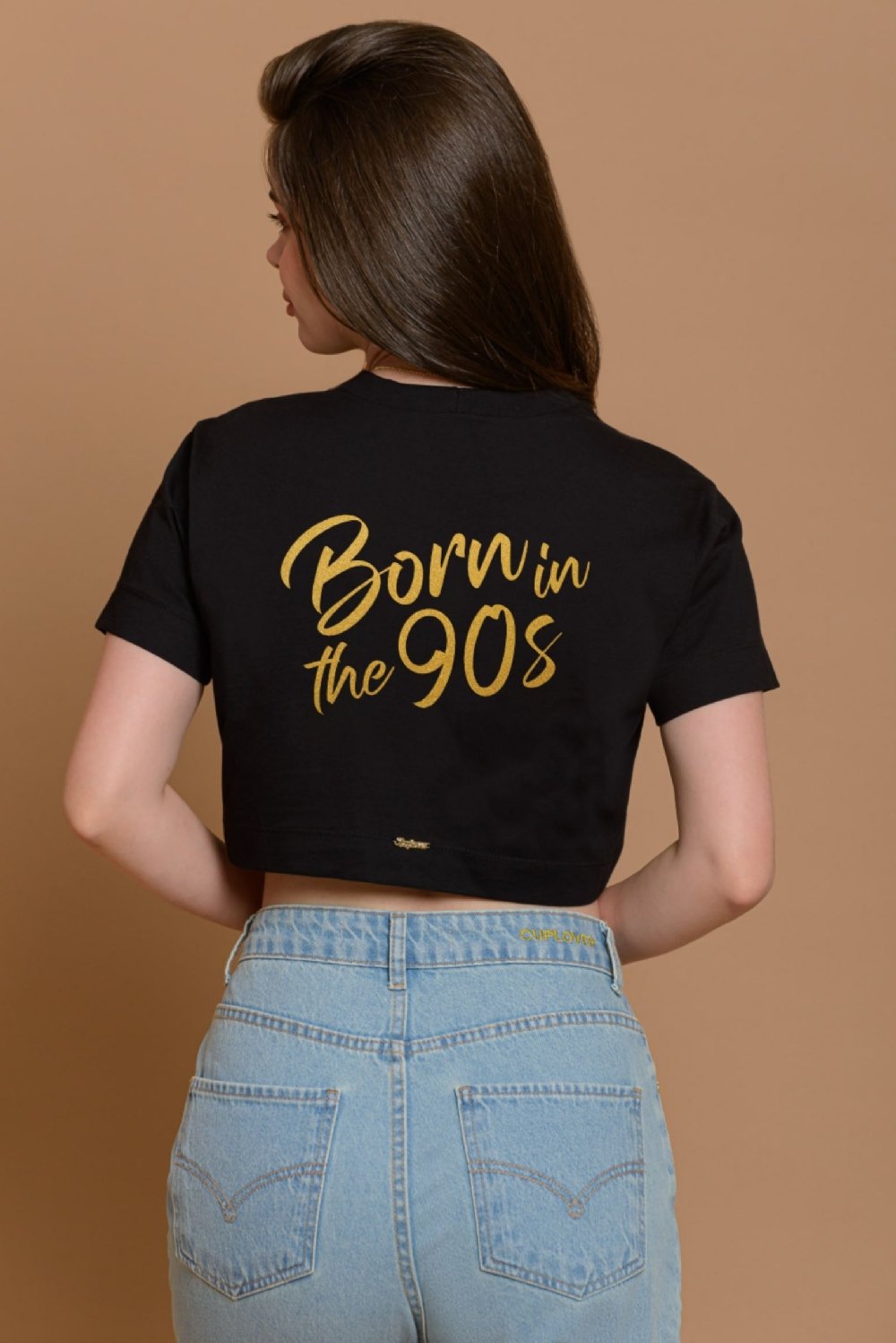 Camiseta Cropped Born in The 90s